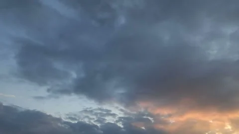 Darkening on evening sky Stock Footage 122611906