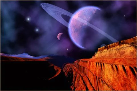 Darklight nebula Stock Illustration