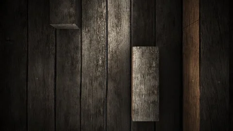 Darkly Lit Old Wood Stock Footage 265886953