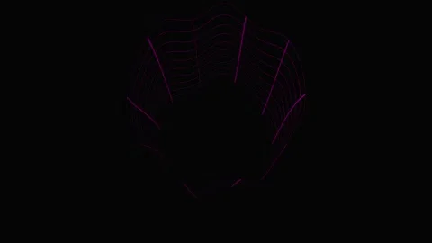 Darkness with abstract purple light bursts and radial patterns creating a c.. Stock Footage 341656977