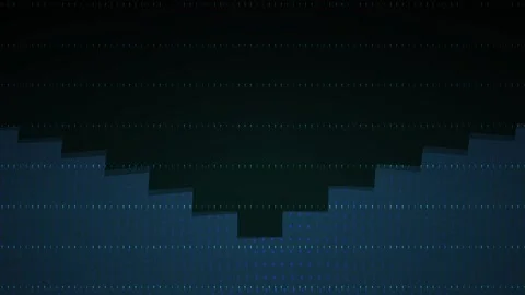 Darkness and blue pixels on screen. Stock Footage 336228253