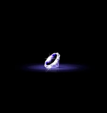 Darkness and crystal Stock Illustration