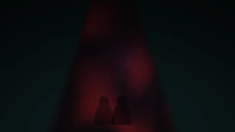 Darkness and shadows create mysterious ambiance. 動画素材 335511518
