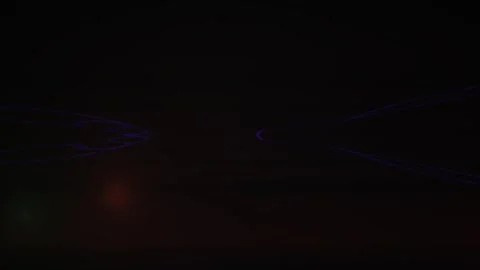 Darkness with blue light trails on a black background. Stock Footage 337458874