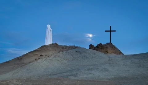 Darkness of The Cross Foto stock