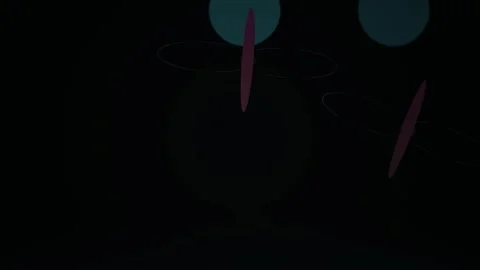 Darkness descends with mysterious glowing objects. Stock Footage 337504796