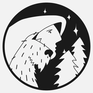 In the darkness Illustrazione stock