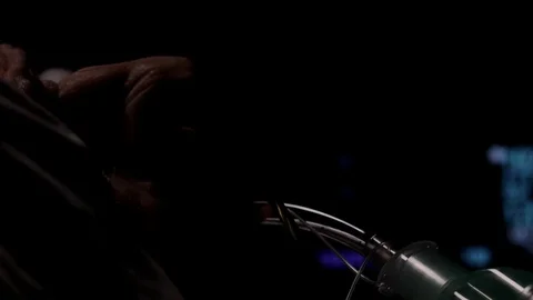 Darkness intensive care unit Stock Footage 80809347