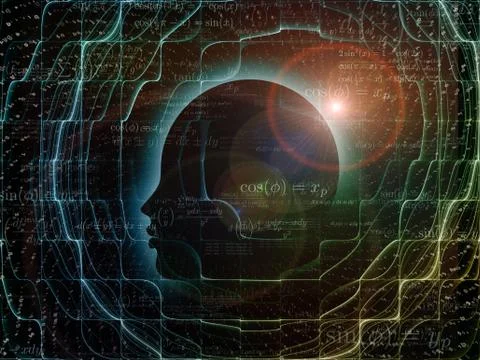 The Darkness of the Mind Stockillustratie