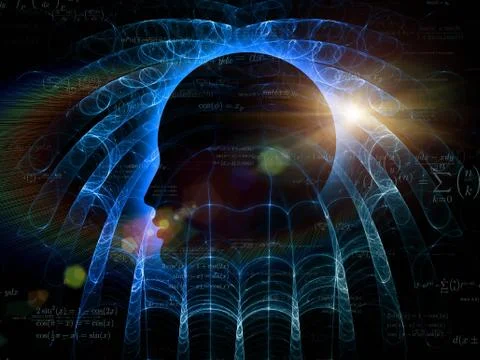 The Darkness of the Mind Illustrazione stock