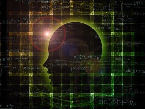 The Darkness of the Mind Illustrazione stock