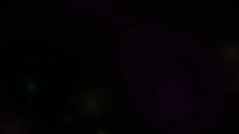 Darkness with small white and green dots. Stock Footage 335107982