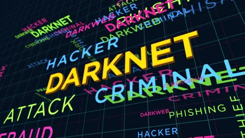 Darknet kinetic text abstract concept Stock Footage 276167400