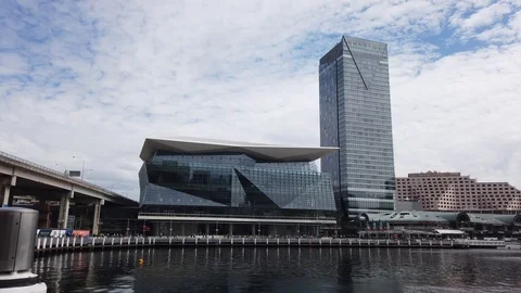Darling Harbour ICC Sydney Stock Footage 105762553