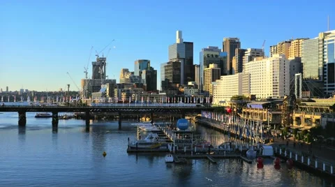 Darling Harbour, Sydney in 4k Stock Footage 58508065
