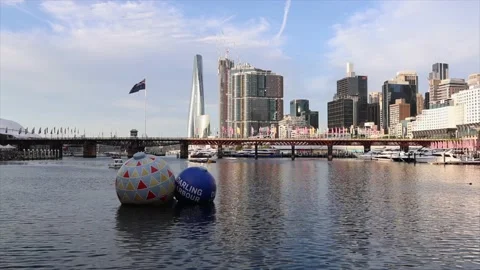 Darling Harbour - Sydney Stock Footage 223343422
