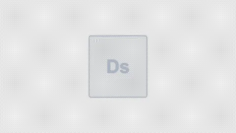 Darmstadtium Ds Periodic Table Element Tile Clean No Text Animation Video Overla Stock-Footage 339360742