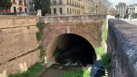Darro River Tunnel Stock Footage 167841396