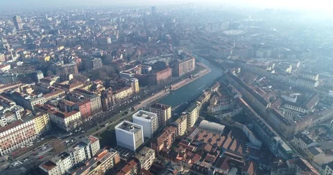 Darsena of Milan Stock Footage 122500196