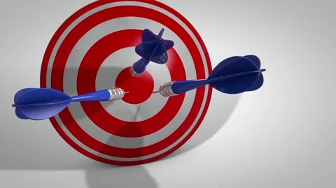 Dart And Target Animation 01 스톡 동영상 41780853