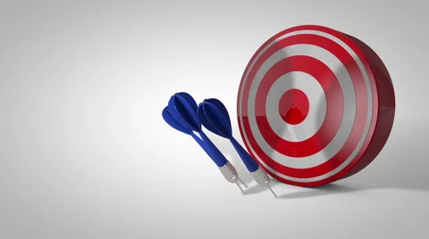 Dart And Target Animation Stock-Footage 59747475