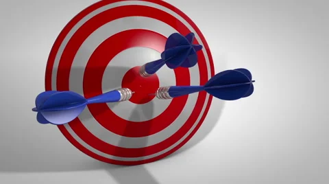 Dart And Target Animation Stock-Footage 59747479