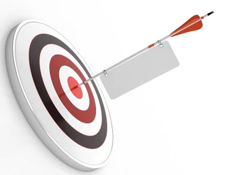 Dart and target Stock Illustration
