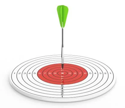 Dart and target Stock Illustration