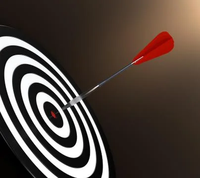 Dart and target Stock Illustration