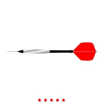 Dart arrow icon .  Flat style Stock Illustration