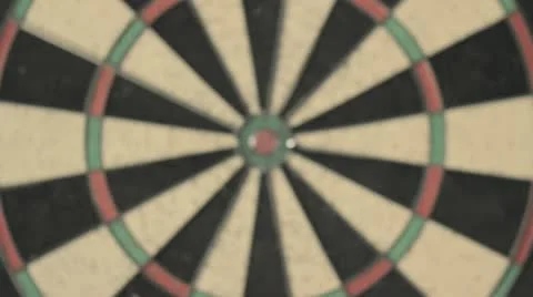 Dart Board Close Up 02 Video stock 10713070