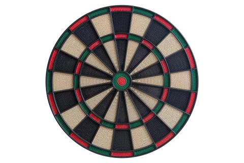 Dart board front view Stock Photos
