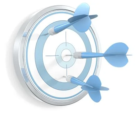 Dart Board. Stock-Illustration