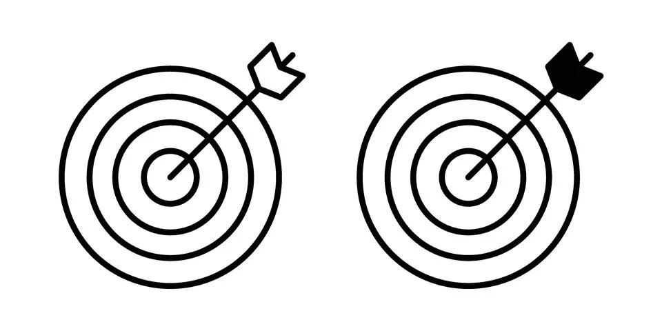 Dart icon vector design. EPS10 Stock Illustration