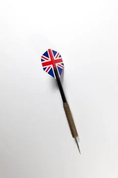 Dart isolate on white background Stock Photos