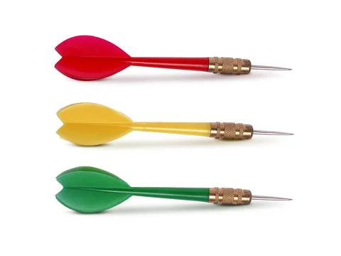 Dart isolated on white background Stock Photos
