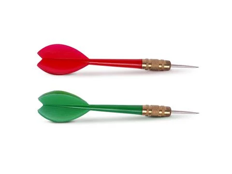 Dart isolated on white background Stock-Fotos