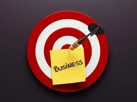 Dart note Stock Illustration