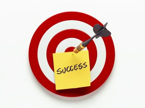 Dart note Stock Illustration