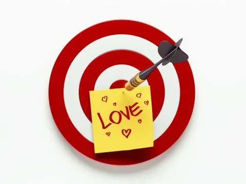 Dart note Stock Illustration