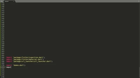 Dart Programming Language Source Code Typing Effect. Dart Programmer Ticker C Stock Footage 147977540