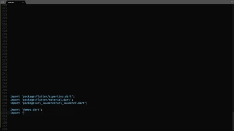 Dart Programming Language Source Code Typing Effect. Dart Programmer Ticker C Stockbeeldmateriaal 147977541