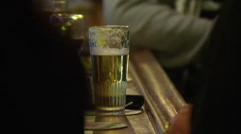 Dart pub The Entertainer where Raymond van Barneveld started his career Stock Footage 59136333