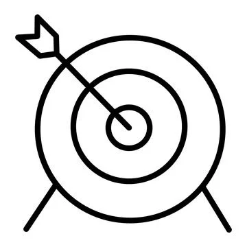Dart Target Icon Stock Illustration
