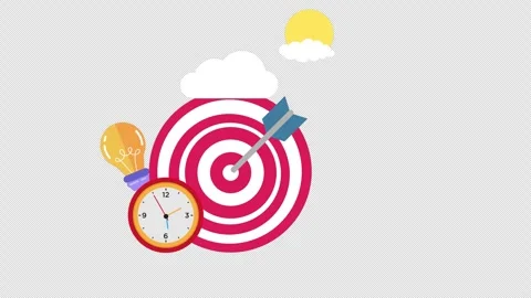 Dart target website boost SEO ranking Concept, search result, digital marke.. Stock Footage 260039531