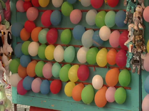 Dart Throwing Game Video stock 22752845