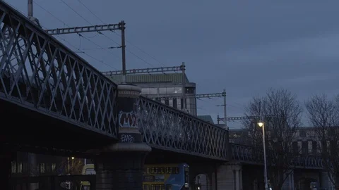 DART Train, Dublin Stock Footage 123647225