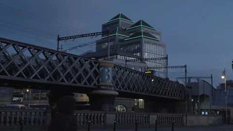 DART Train, Dublin Stock Footage 123647561