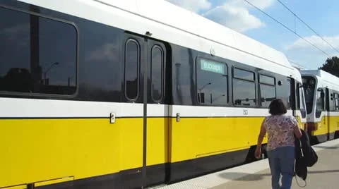 DART train Video stock 12270456