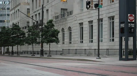 DART trains passing Video stock 24685523